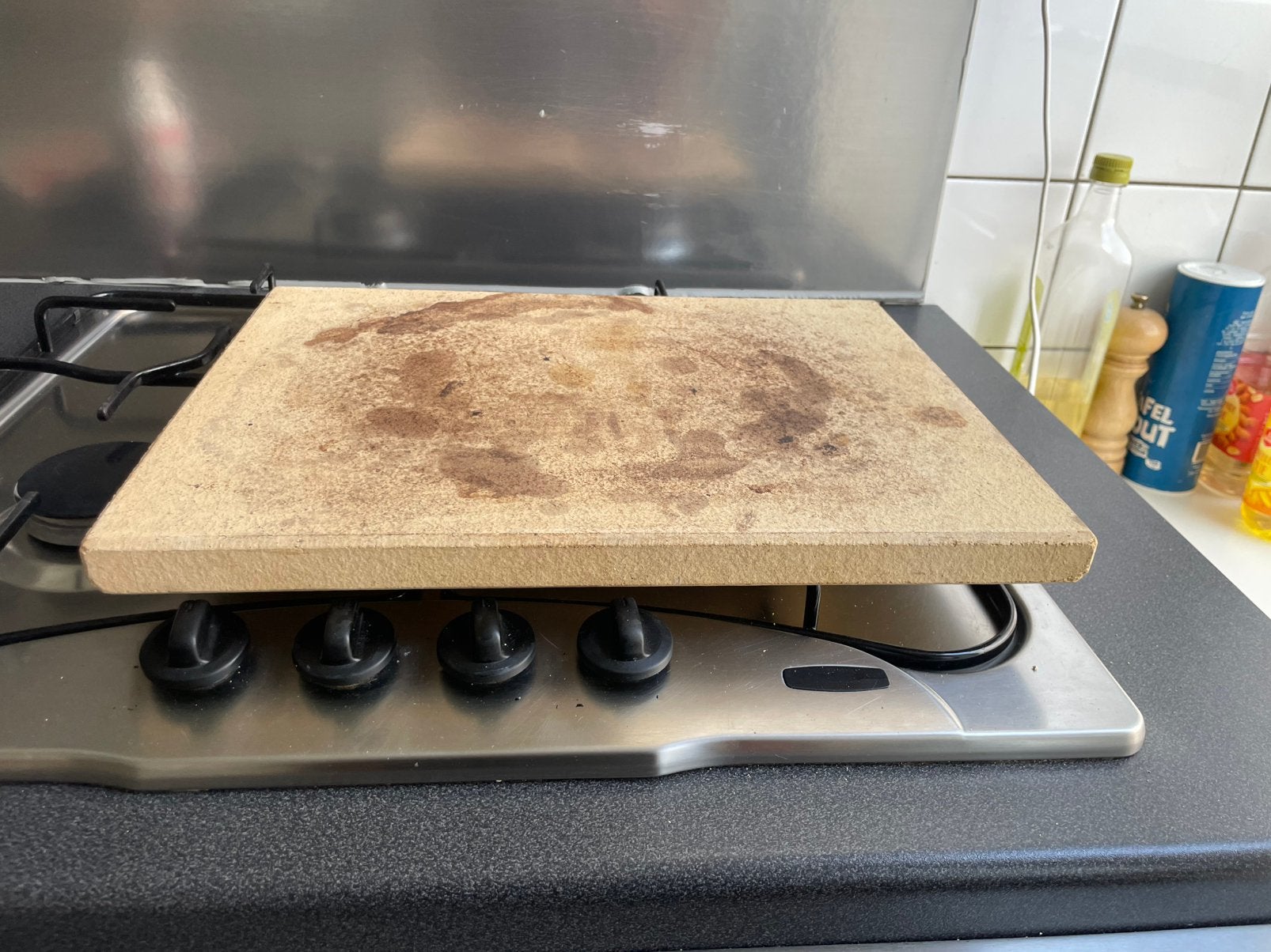 Gratis oven steen voor brood/pizza bakken, Ophalen, Gebruikt