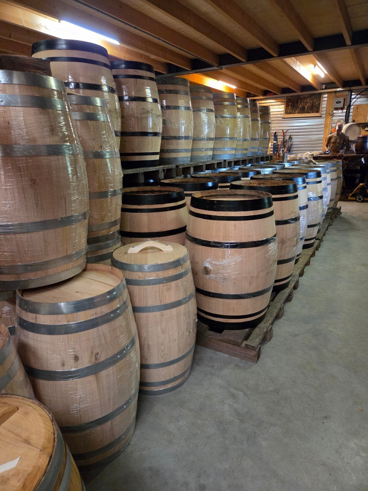 Wijnvaten, Sanded Barrels, 150 liter of meer, Ophalen of Verzenden