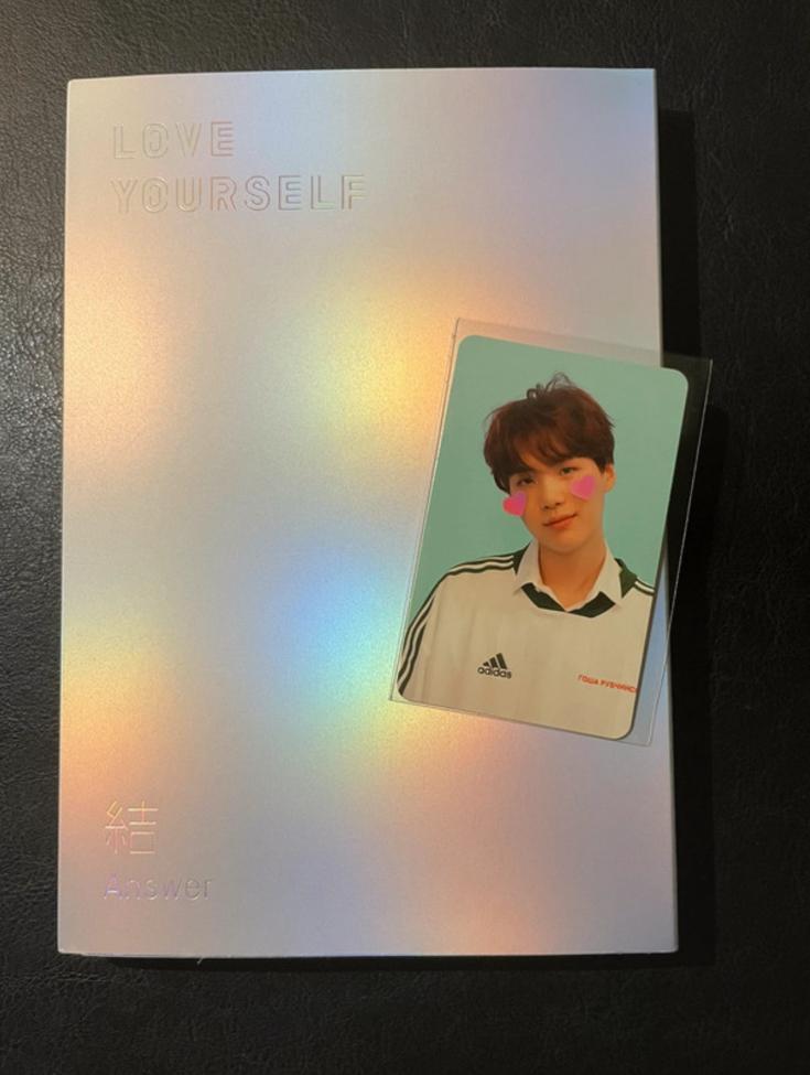 BTS Love Yourself Answer Album met Suga Photocard, Verzenden, 2010 - 2019, Zo goed als nieuw