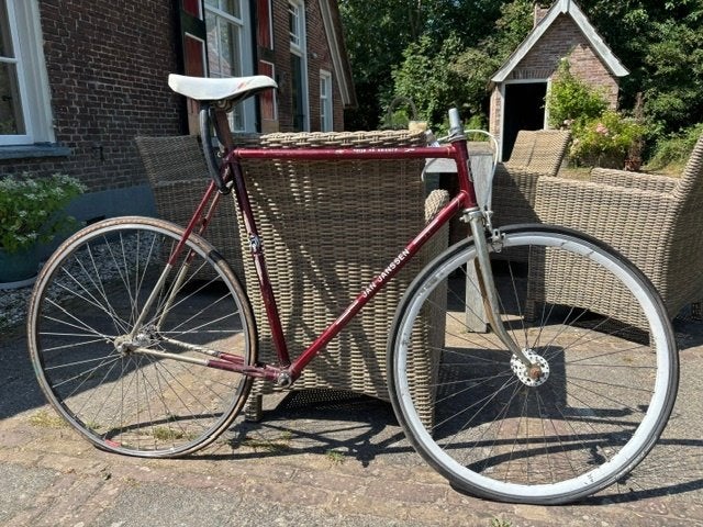 fietsframe, Fietsen en Brommers, Fietsonderdelen, Gebruikt, Frame, Staal, Ophalen