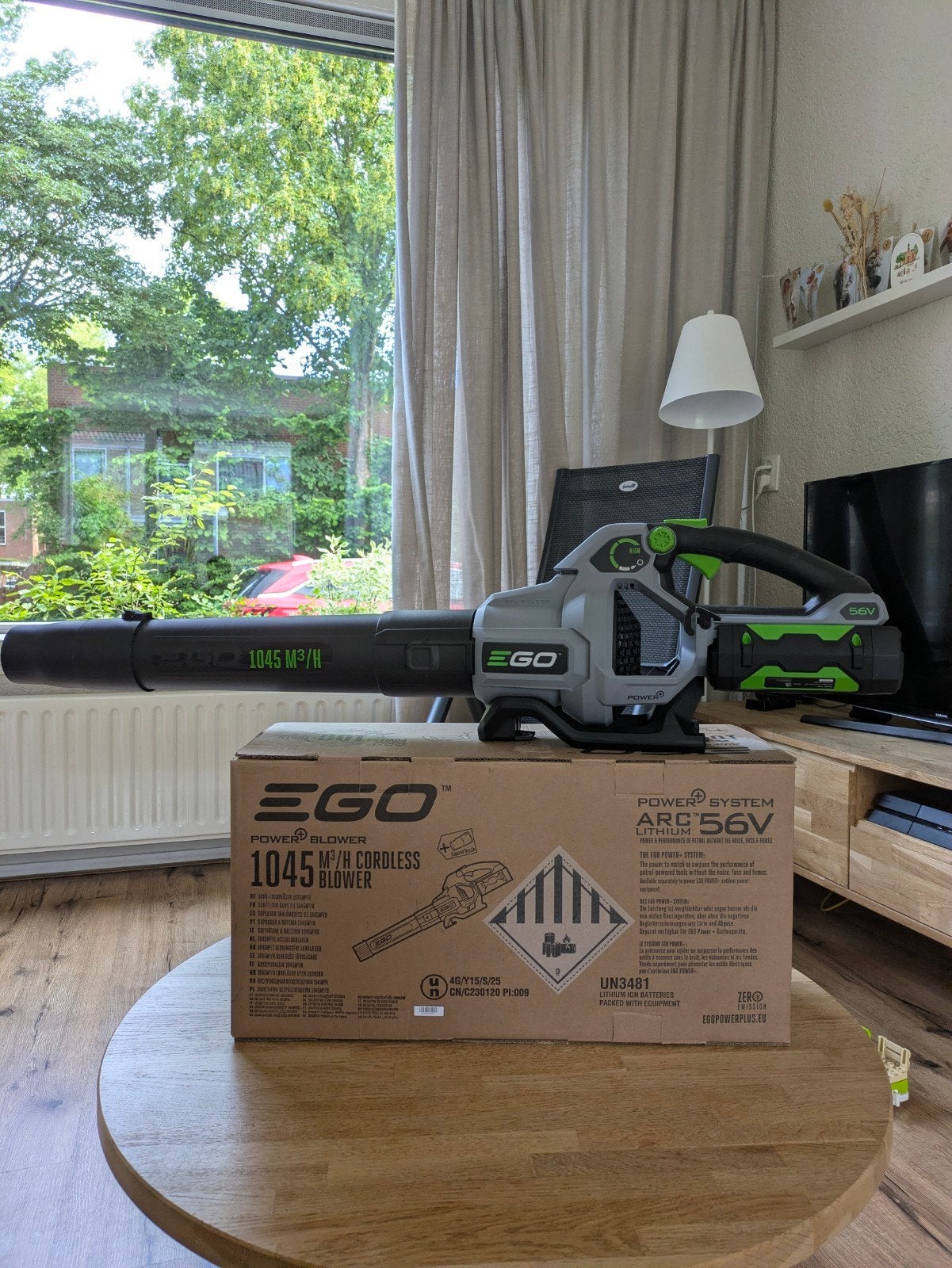 EGO LB6151E Accu Bladblazer inclusief accu, Nieuw, Ophalen of Verzenden, EGO, Accu