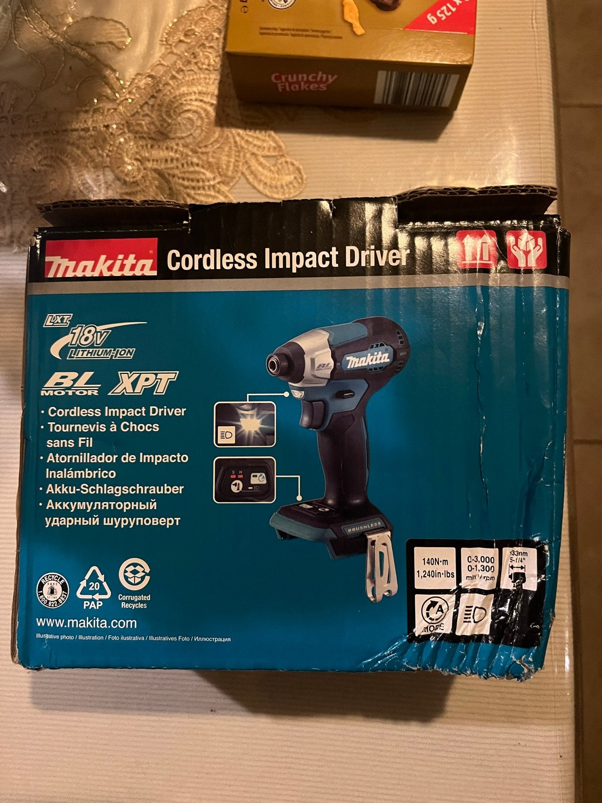 Makita 18V Accu Slagschroevendraaier - Nieuw in Doos, Variabele snelheid, Nieuw, Ophalen of Verzenden, Boor- en Schroefmachine