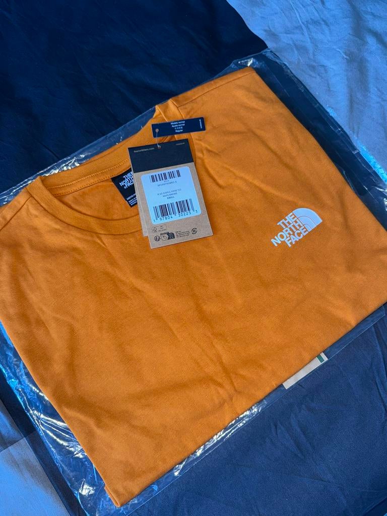 The North Face T-shirt Oranje Maat S, Ophalen of Verzenden, Nieuw, Maat 46 (S) of kleiner, Oranje