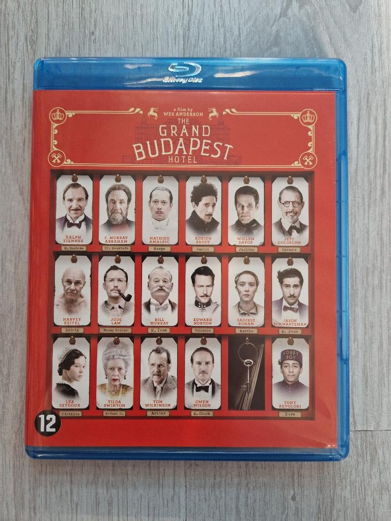 Blu-ray The Grand Budapest Hotel -Wes Anderson/Ralph Fiennes, Ophalen, Zo goed als nieuw, Humor en Cabaret