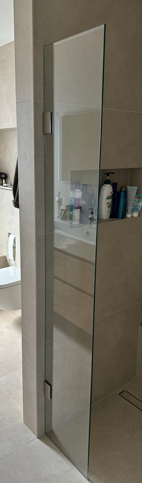 Glazen douchewand, Ophalen, 80 tot 120 cm, Overige typen, 160 cm of meer