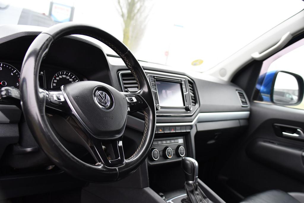 Volkswagen Amarok 3.0 V6 TDI 4Motion DC Highline Camera, Cru, Auto's, Volkswagen, Automaat, Gebruikt, Euro 6, Blauw