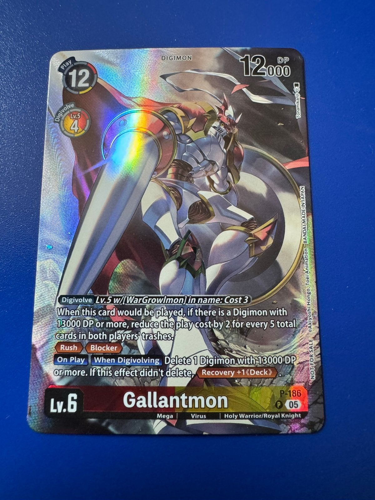 Gundam : Gallantmon P-186, Ophalen of Verzenden, Zo goed als nieuw