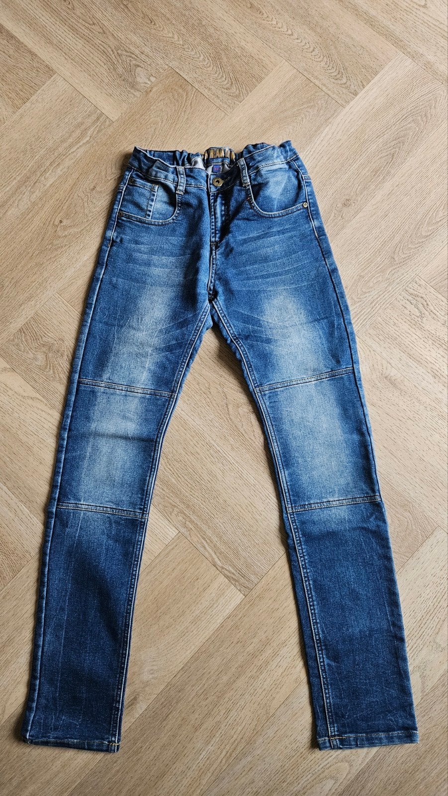 Zgan slimfit jeans van Dutch Dream Denim maat 164, Kinderen en Baby's, Broek, Dutch Dream Denim, Ophalen of Verzenden, Zo goed als nieuw