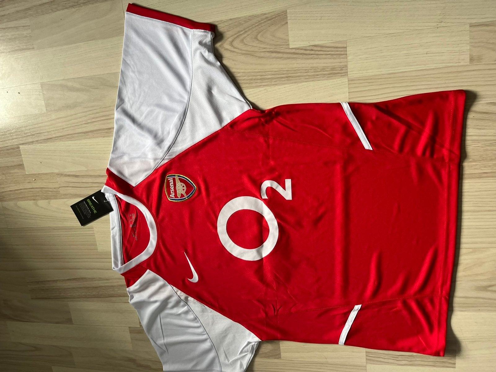 Arsenal 2003/2004 invincibles Thierry Henry thuisshirt retro, Ophalen of Verzenden, Zo goed als nieuw, Shirt