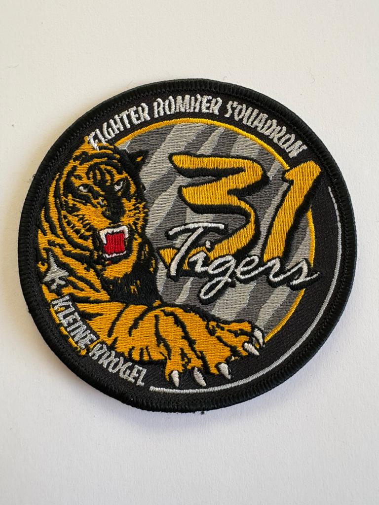 Belgian Air Force 31St Squadron Kleine Brogel patch, Ophalen of Verzenden, Luchtmacht, Amerika, Embleem of Badge