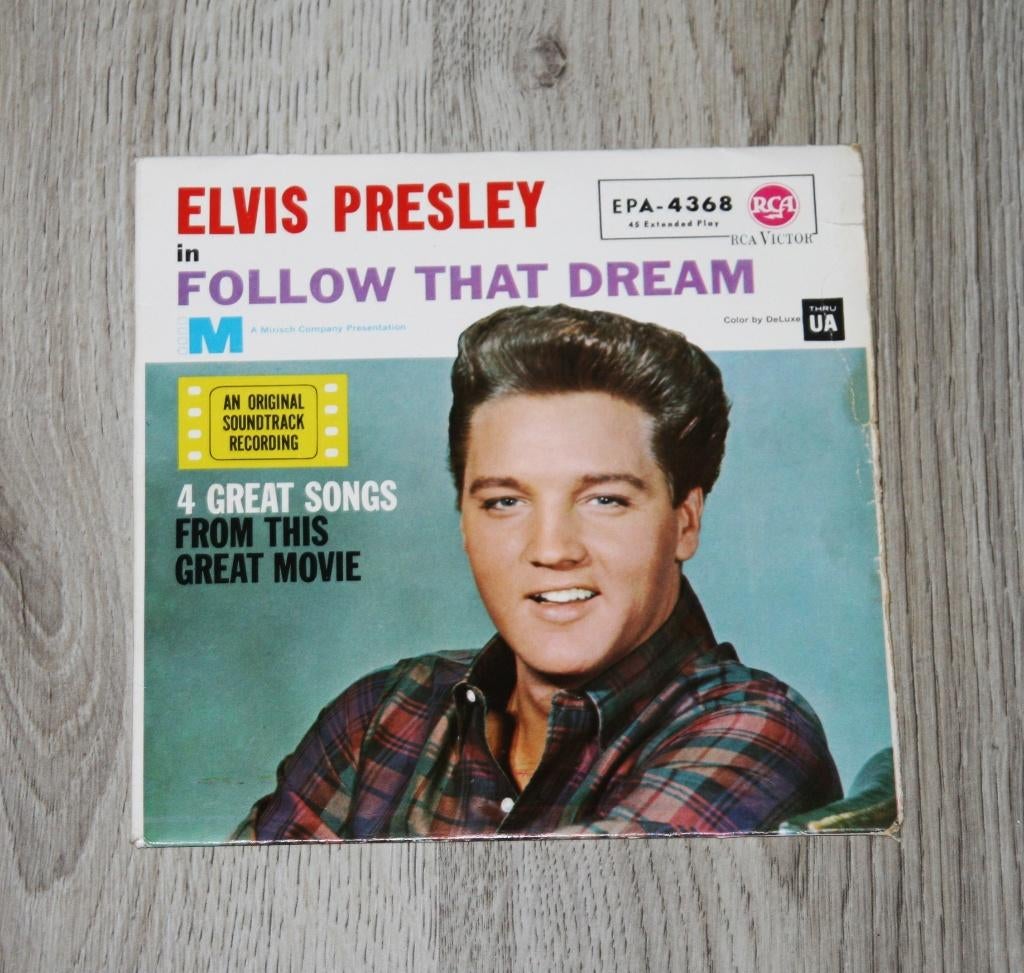 EP (ELVIS PRESLEY) follow that dream) ALLEEN HOES, Gebruikt, 7 inch, Pop, EP