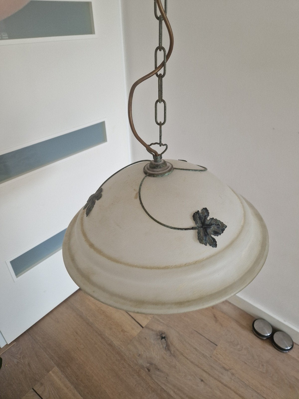 Glazen hanglamp MOET NU WEG, Huis en Inrichting, Ophalen