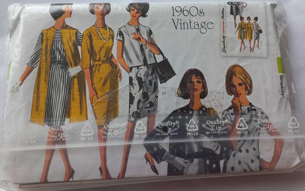 Simplicity 1960s Vintage naaipatroon dames, Hobby en Vrije tijd, Kledingpatronen, Zo goed als nieuw, Overige typen, Vrouw, Overige merken
