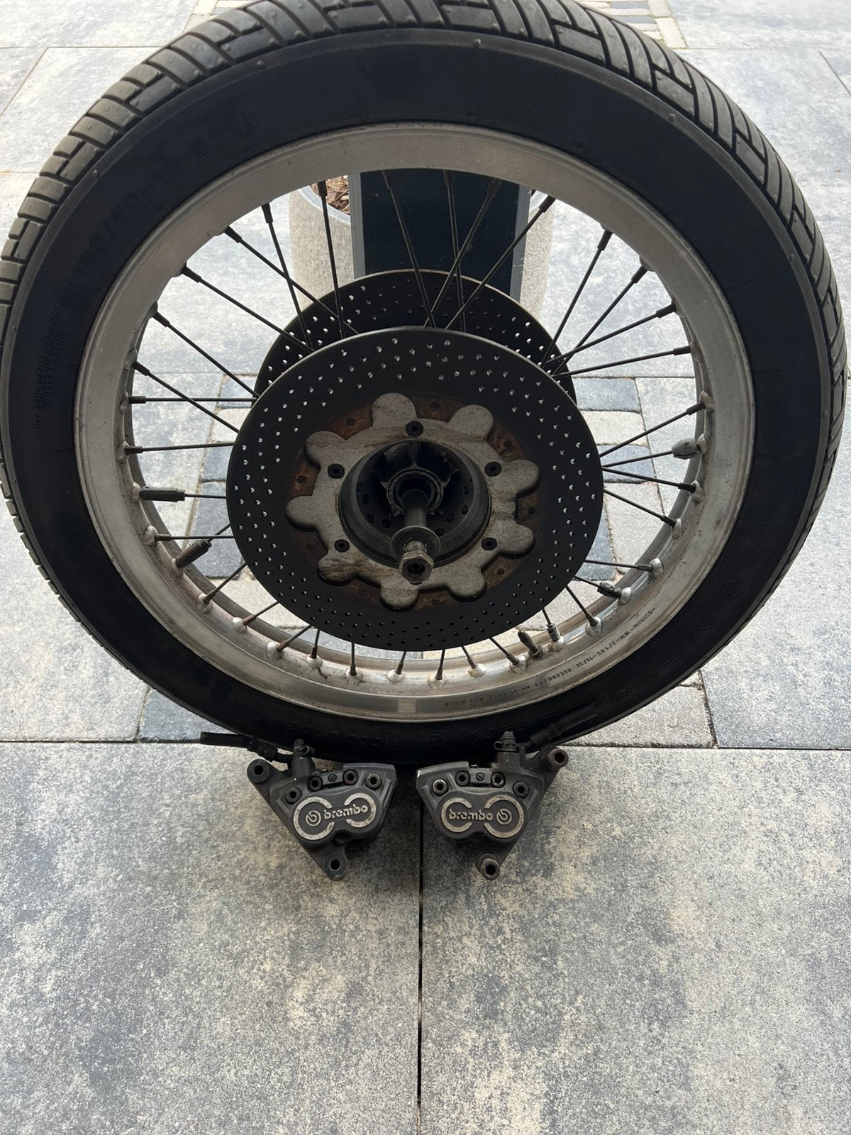 Te Koop voorwiel met Scarab-Mozzi-Motor naaf, Motoren, Ophalen, Gebruikt