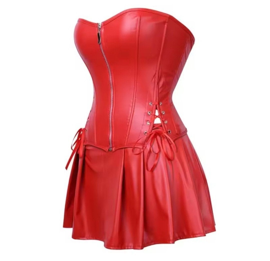 Latex Leder setje, Kleding | Dames, Overige typen, Maat 46/48 (XL) of groter, Nieuw, Ophalen of Verzenden