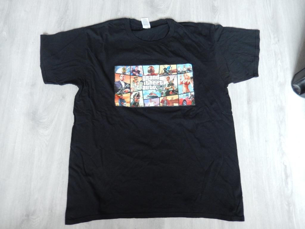 Shirt: GTA (staat xl in valt als L (zgan), Ophalen, Zo goed als nieuw, Shirt of Longsleeve