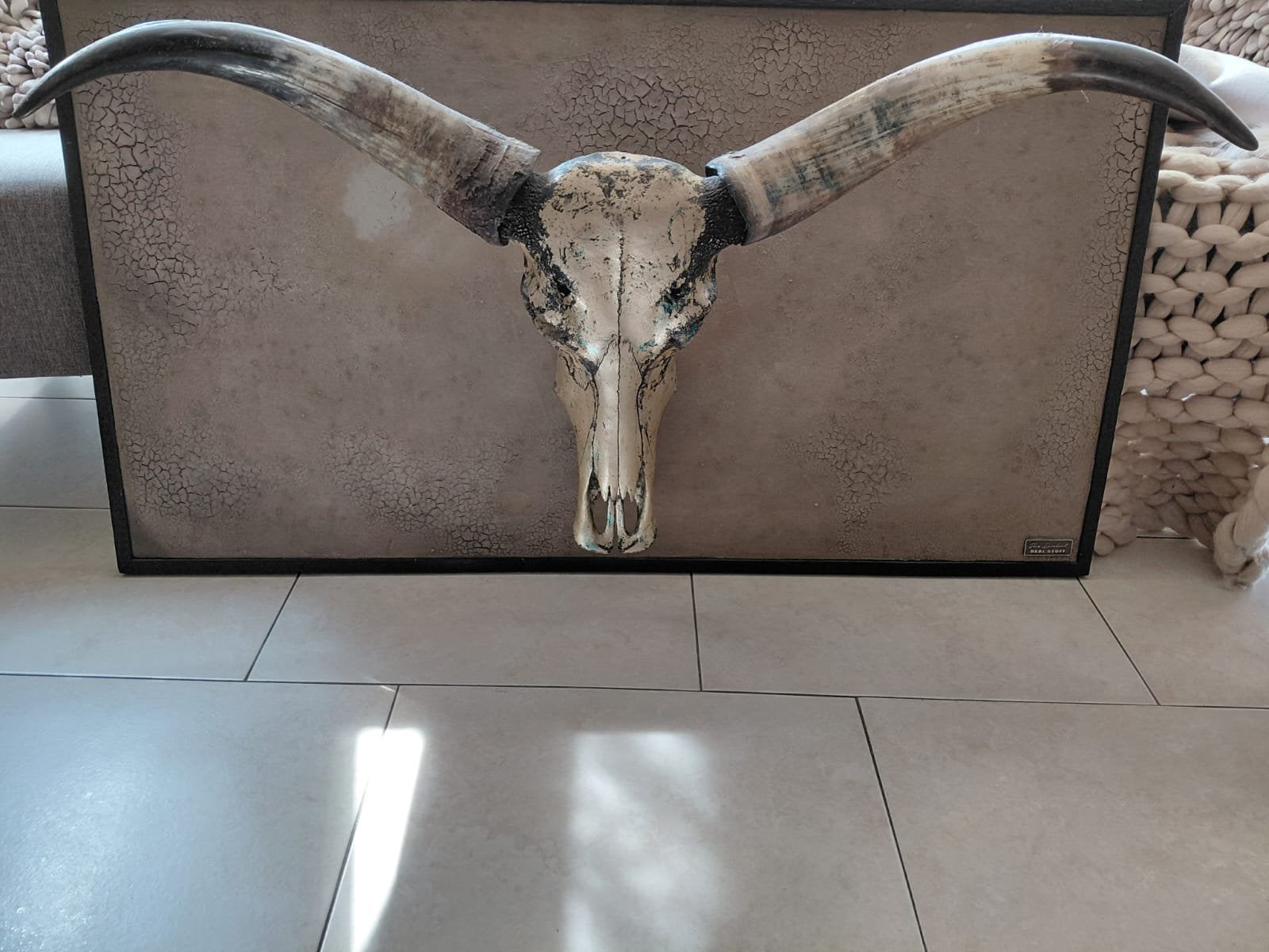Skulp wand decoratie, Ophalen, Zo goed als nieuw, Schilderij