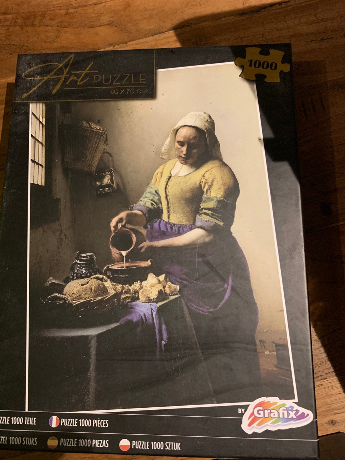 Puzzel Melkmeisje 1000 stuks  - ruilen, Hobby en Vrije tijd, Ophalen, 500 t/m 1500 stukjes, Zo goed als nieuw