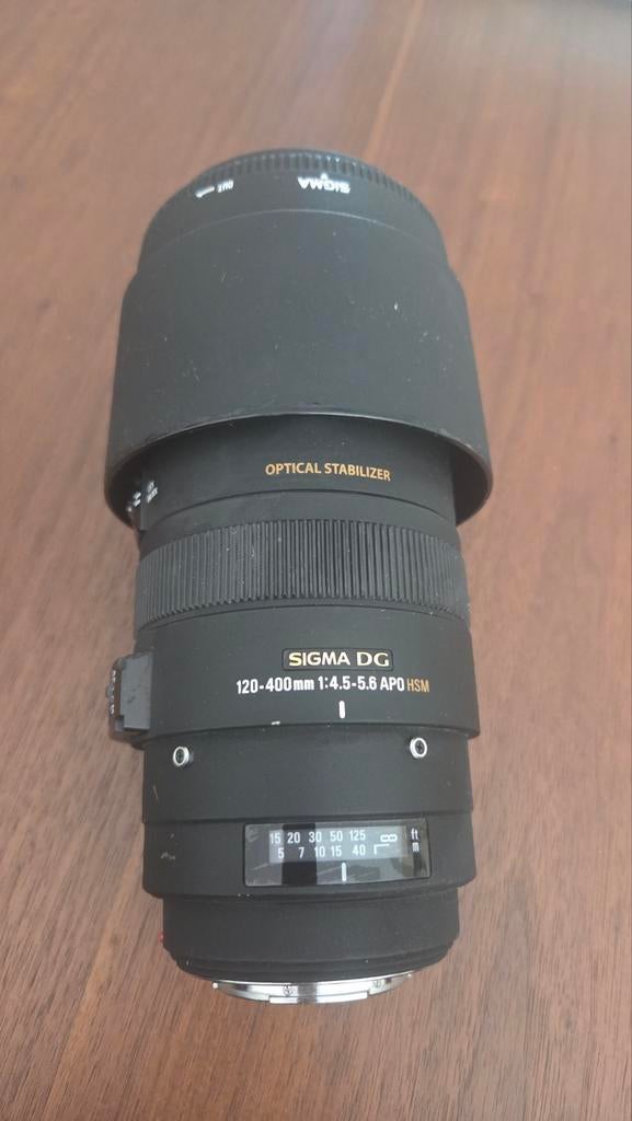 Sigma DG Lens 120-400mm 1:4.5-5.6 APO HSM Telelens, Audio, Tv en Foto, Fotografie | Lenzen en Objectieven, Ophalen of Verzenden