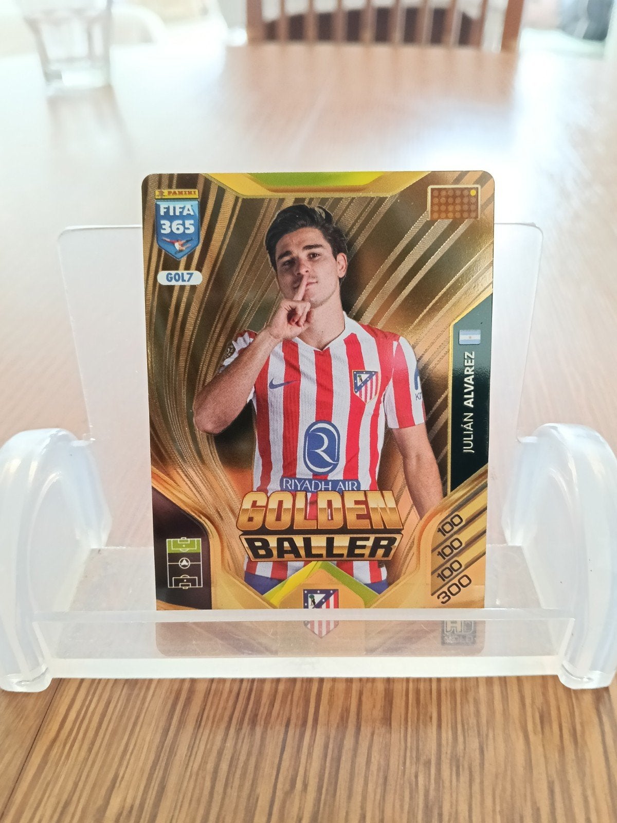 FIFA 365 Adrenalyn XL 2026 Golden Baller Julián Álvarez, Verzenden, Zo goed als nieuw, Buitenlandse clubs, Spelerskaart