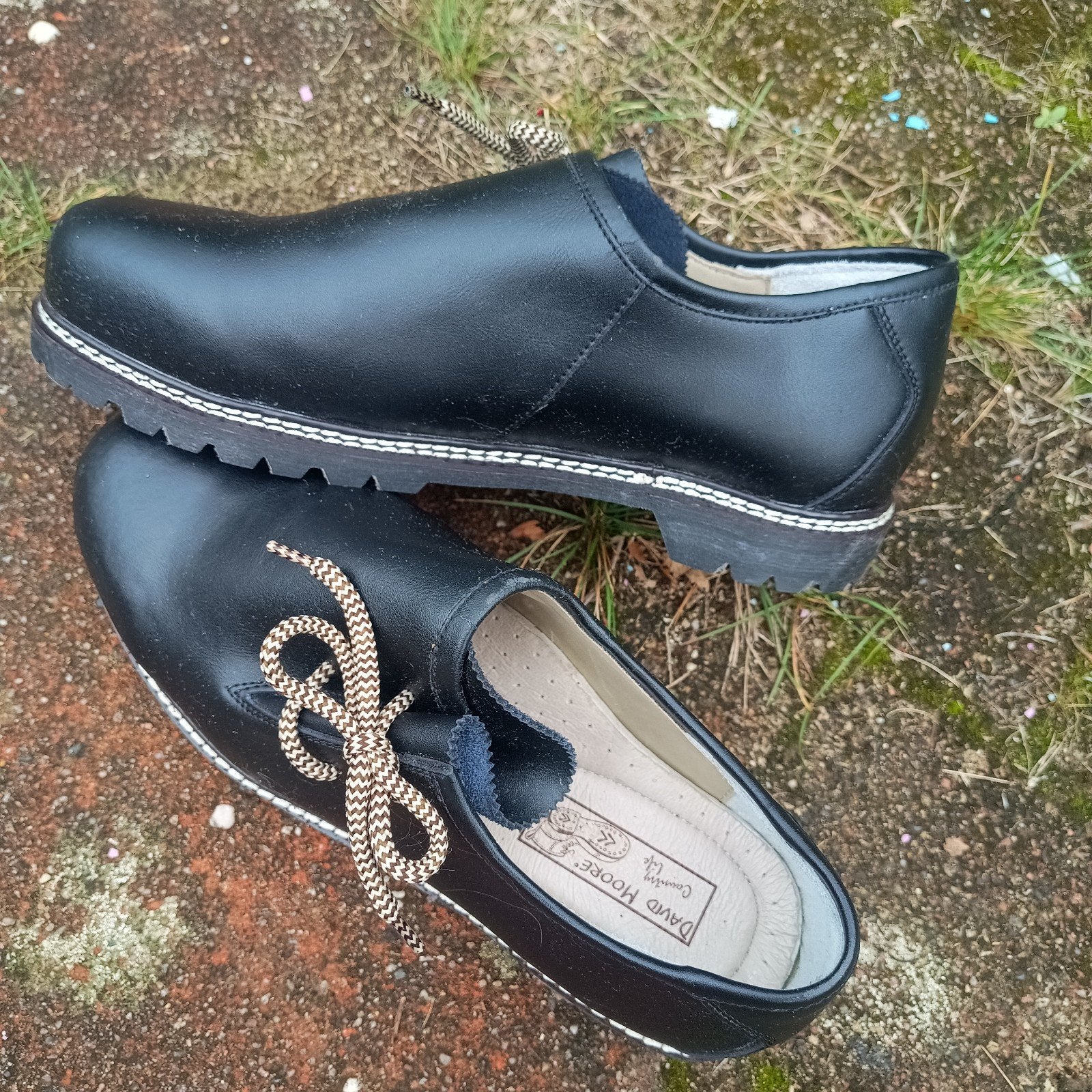 David Moore 47 Haferlschuhe nieuw Oktoberfest trachten, Ophalen of Verzenden, Nieuw, Overige maten, David Moore