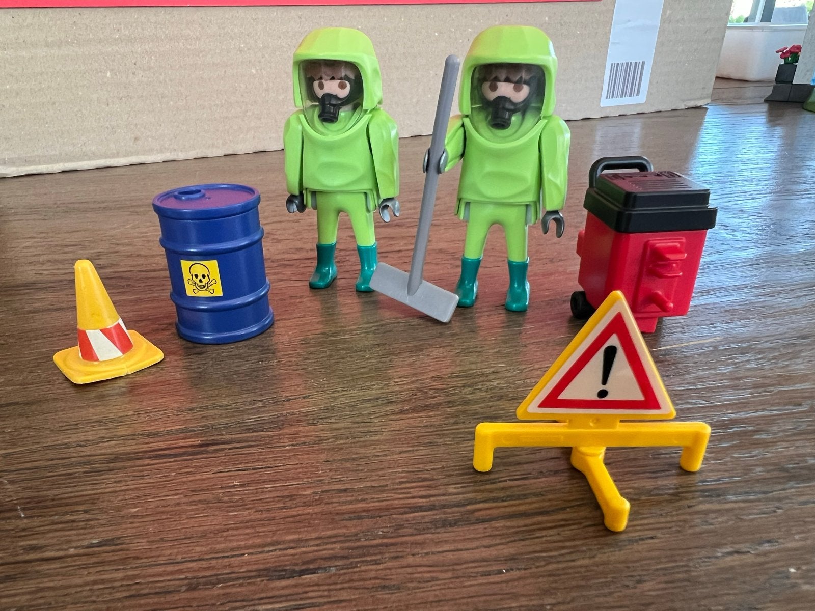 Playmobil Brandweer Gevaarlijke Stoffen Set, Gebruikt, Complete set, Ophalen of Verzenden, City action