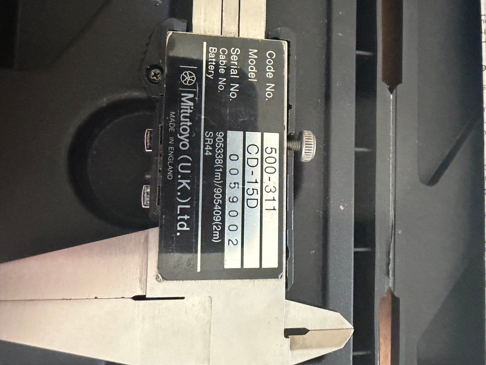 Mitutoyo Digimatic Schuifmaat CD-15D - Zo goed als nieuw, Gebruikt, Afstand, Onb, Ophalen of Verzenden