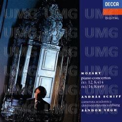 Mozart - Piano concertos 12 & 14 / Schiff / Vegh, Verzenden, Classicisme, Zo goed als nieuw, Orkest of Ballet