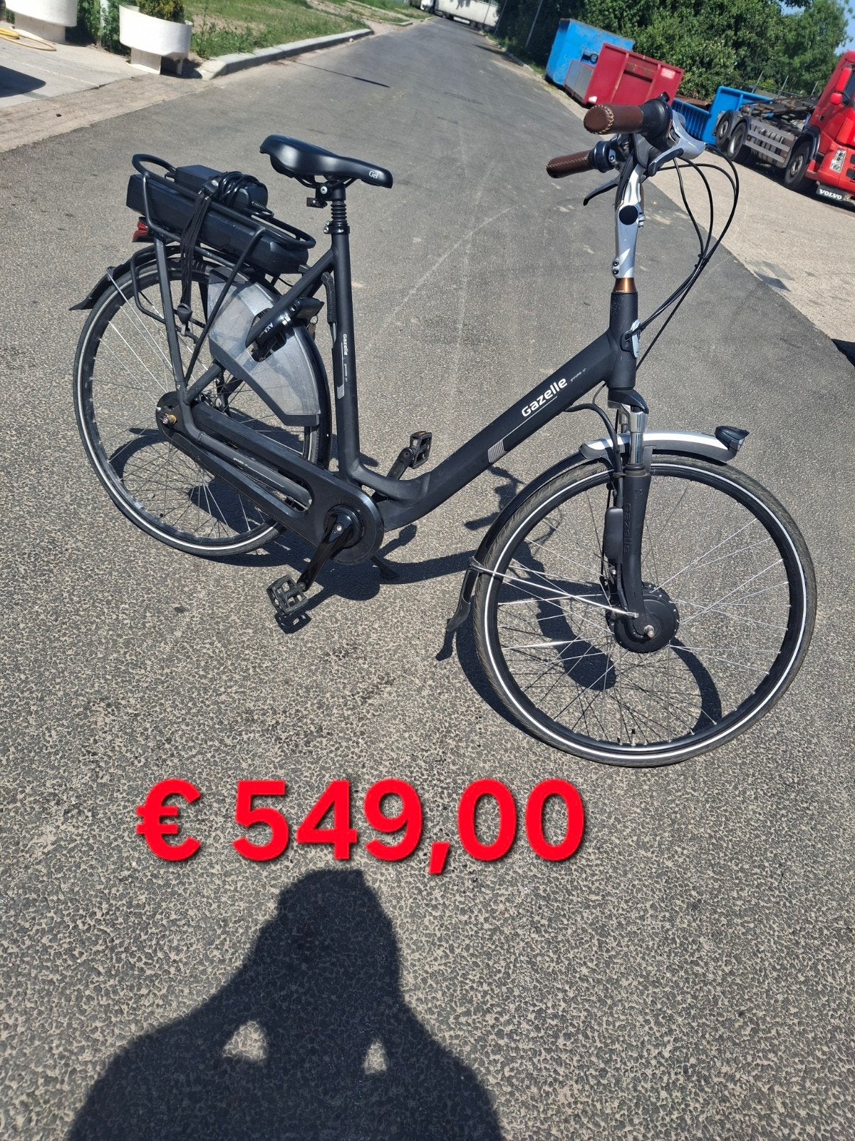 Tk ebike elektrischefiets Gazelle grenoble c7 Panasonic, Fietsen en Brommers, Fietsen | Bakfietsen, Zo goed als nieuw, Gazelle