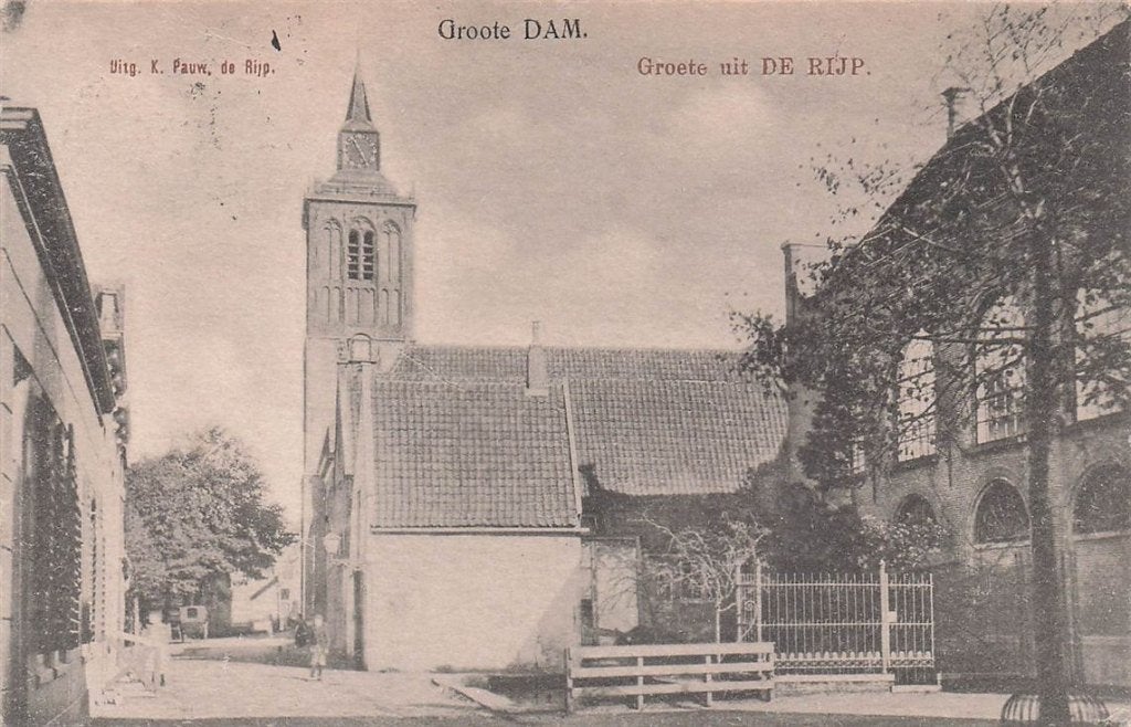 703-082-009 De Rijp Groote Dam, Verzenden, Voor 1920, Noord-Holland
