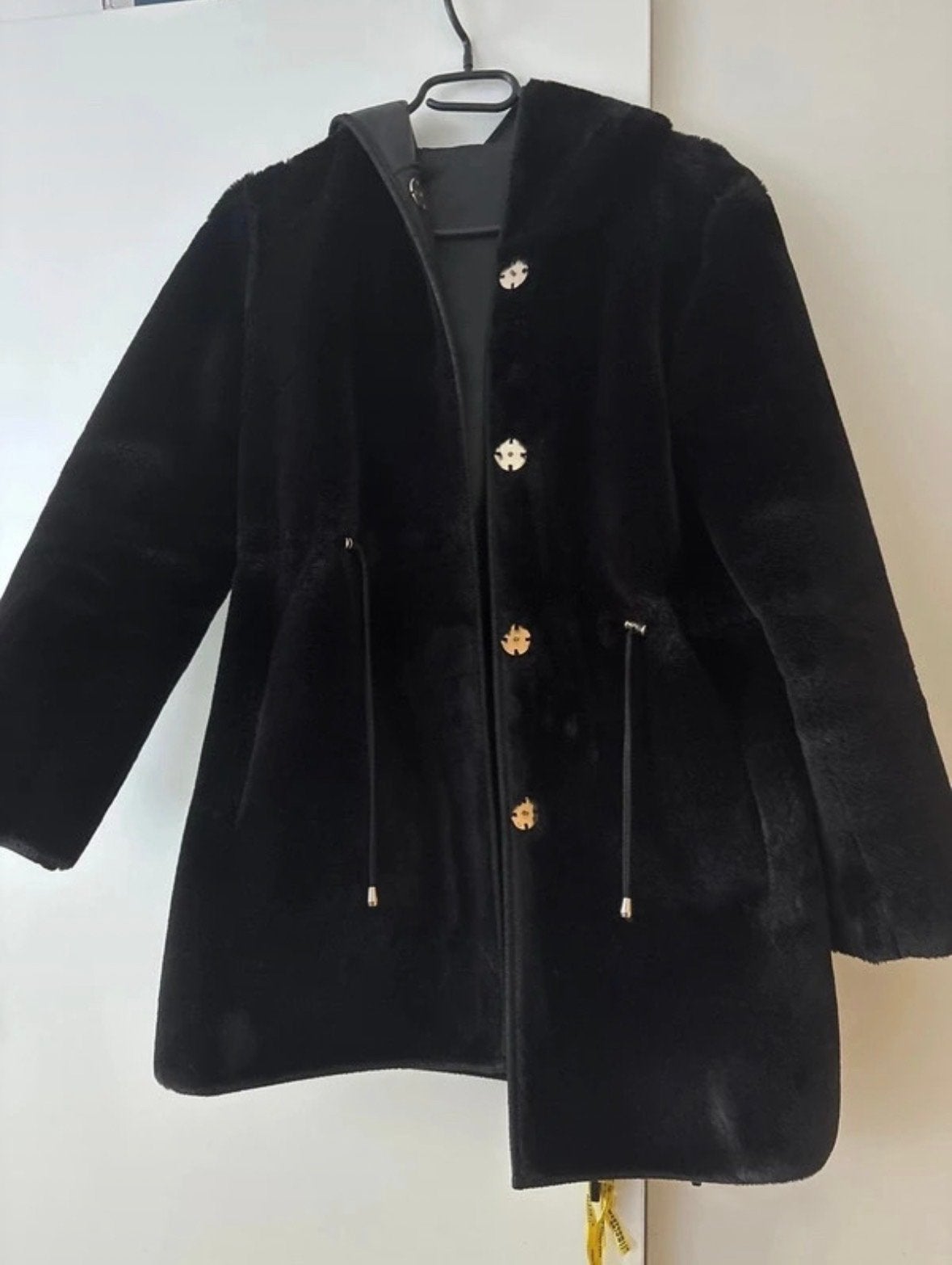 Italiaanse Omkeerbare Winterjas - nieuw 350 euro, Ophalen of Verzenden, Zo goed als nieuw, Maat 36 (S), Zwart