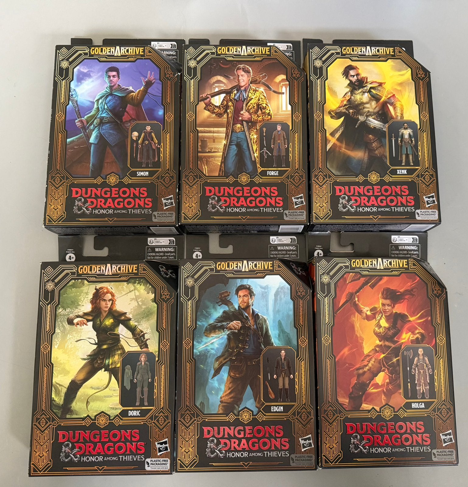 Dungeons &Dragons Golden Archive figuren complete set, Ophalen of Verzenden, Nieuw