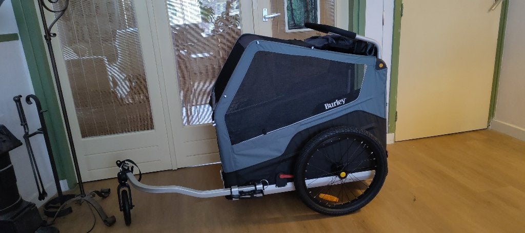 Burley Bark Ranger XL - Fietskar voor hond, Ophalen, Opvouwbaar, Burley, Zo goed als nieuw