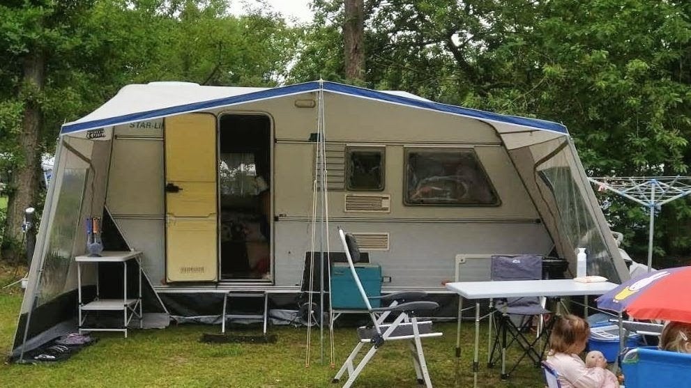 Kip 44ttz Starline 1999 incl mover en stalling in Elshout, Caravans en Kamperen, Kip, Treinzit, 750 - 1000 kg, 4 tot 5 meter