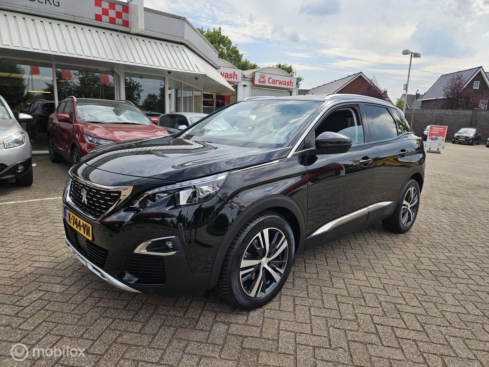 Peugeot 3008 1.2 PureTech Crossway, Auto's, Gebruikt, 1199 cc, Zwart, 690 kg