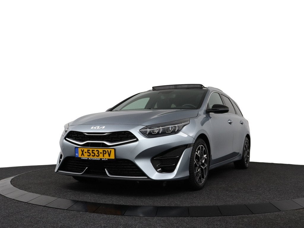 Kia Ceed Sportswagon 1.5 T-GDi GT-Line Automaat - Apple Carp, Auto's, Kia, Stof, Gebruikt, 4 cilinders, Met garantie (alle)