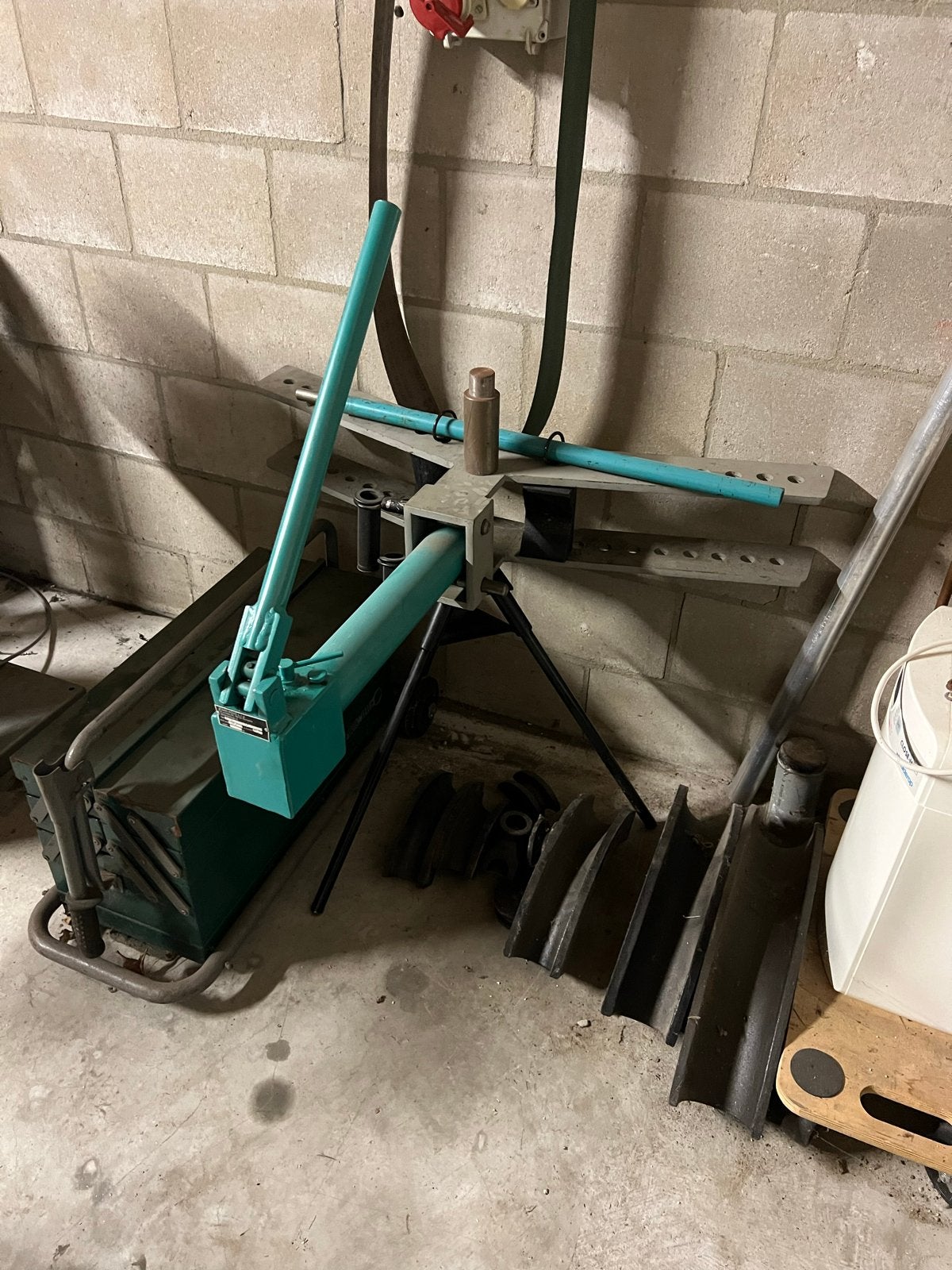 Handbediende Hydraulische Buigpomp met 7 Buigblokken, Doe-het-zelf en Verbouw, Gereedschap | Overige machines, Ophalen, Zo goed als nieuw