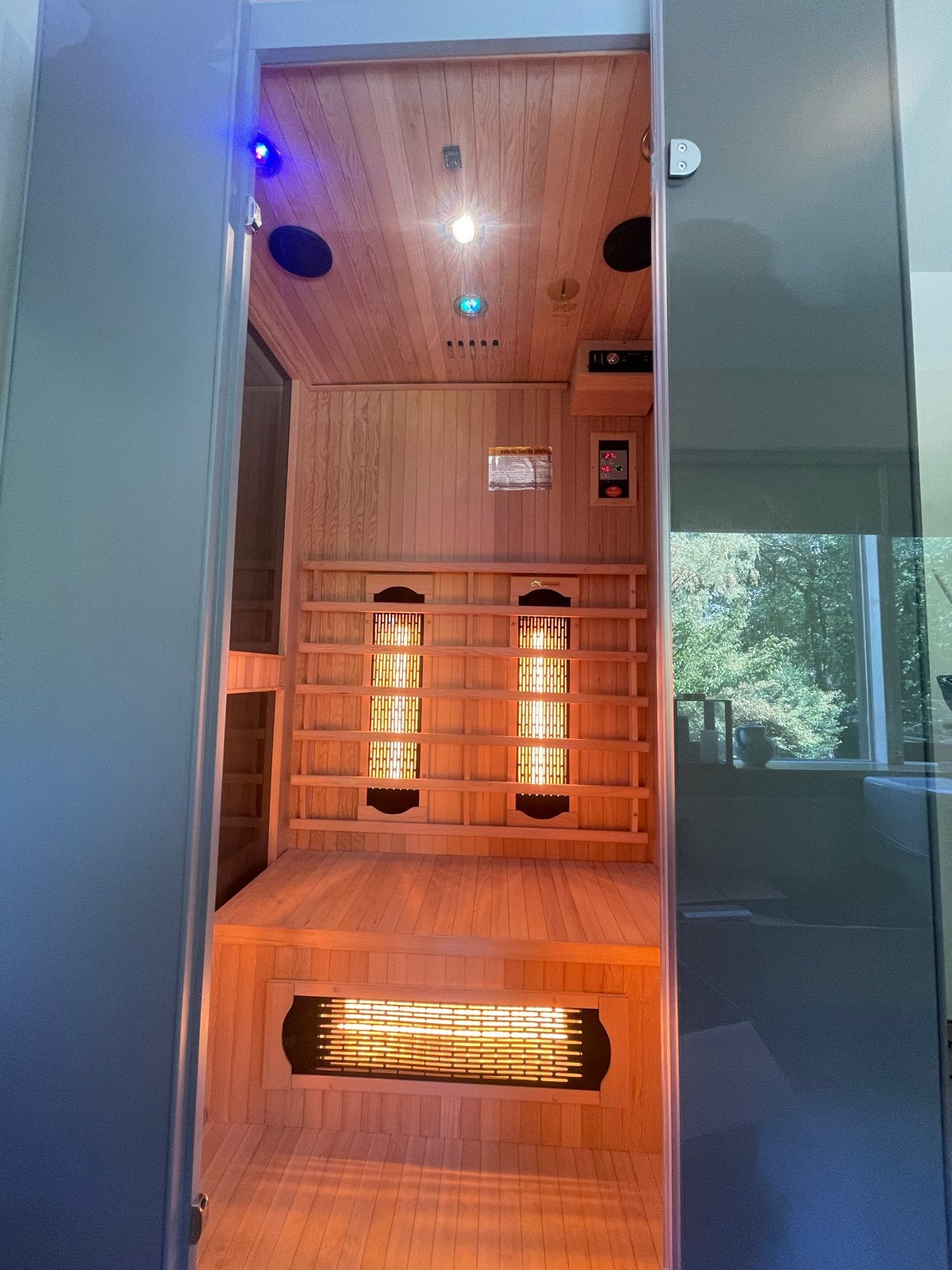 Fonteyn Infrarood Sauna type Levi full spectrum, Ophalen, Zo goed als nieuw, Infrarood, Complete sauna
