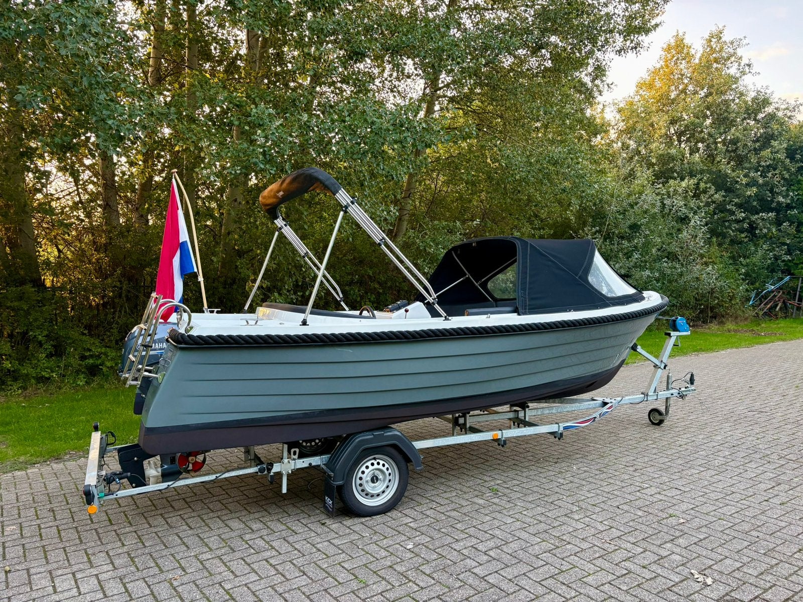 ✅ Valory 555 Tender Sloep / Yamaha 20PK / Boeg & Hekschroef, Watersport en Boten, Consoleboot, Gebruikt, Ophalen of Verzenden