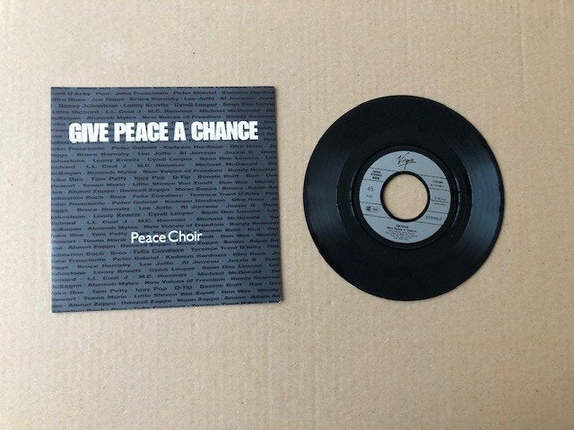 Peace Choir Give Peace a Chance - Vinyl single, Cd's en Dvd's, 7 inch, Ophalen of Verzenden, Zo goed als nieuw, Overige typen