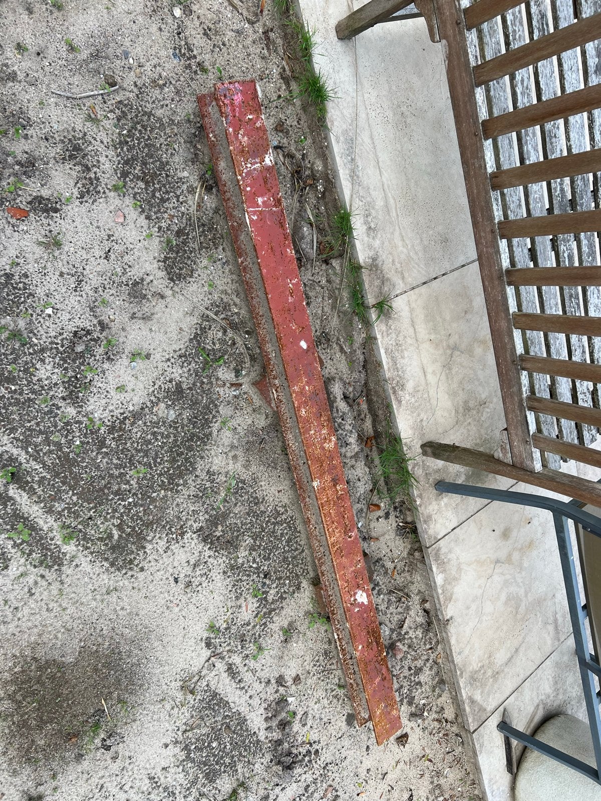 Stalen H-balk - Oppervlakkige roest, Doe-het-zelf en Verbouw, Metalen, Ophalen, Gebruikt, IJzer