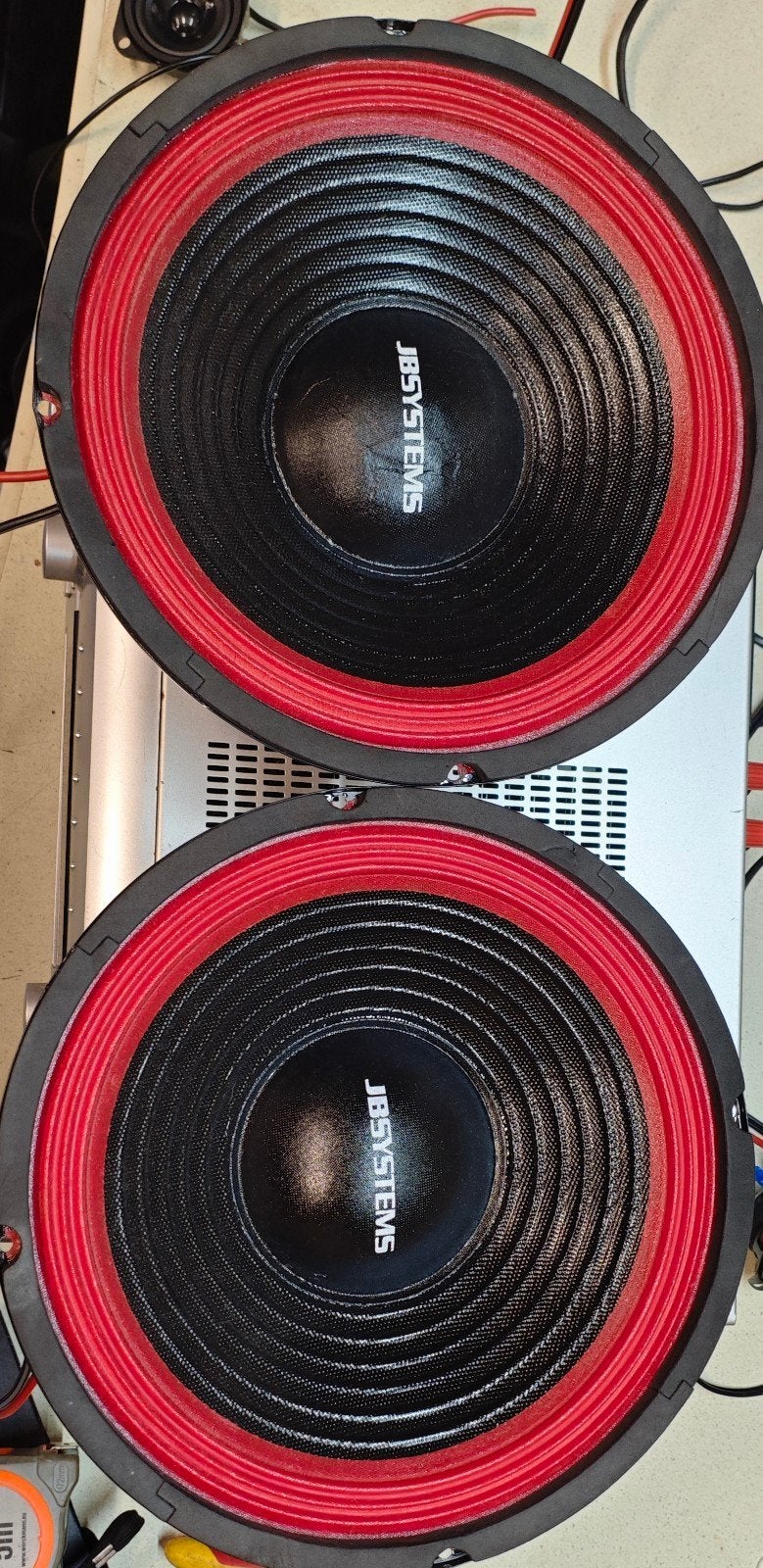 Set van 4 luidsprekers – 2x JB Systems SP10/150 + 2x Visaton, Gebruikt, Subwoofer, Ophalen, 150 watt of meer