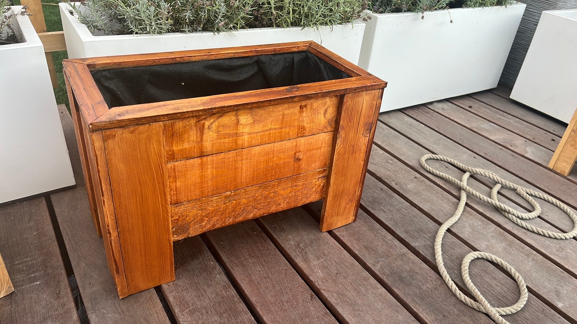 Plantenbak, Ophalen, Rond, Zo goed als nieuw, 60 cm of meer