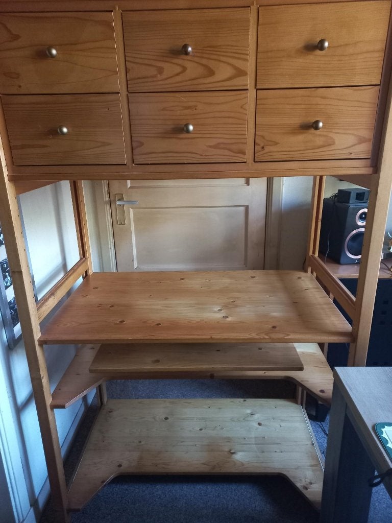 Lundia bureaukast met laden, Huis en Inrichting, Ophalen, Gebruikt