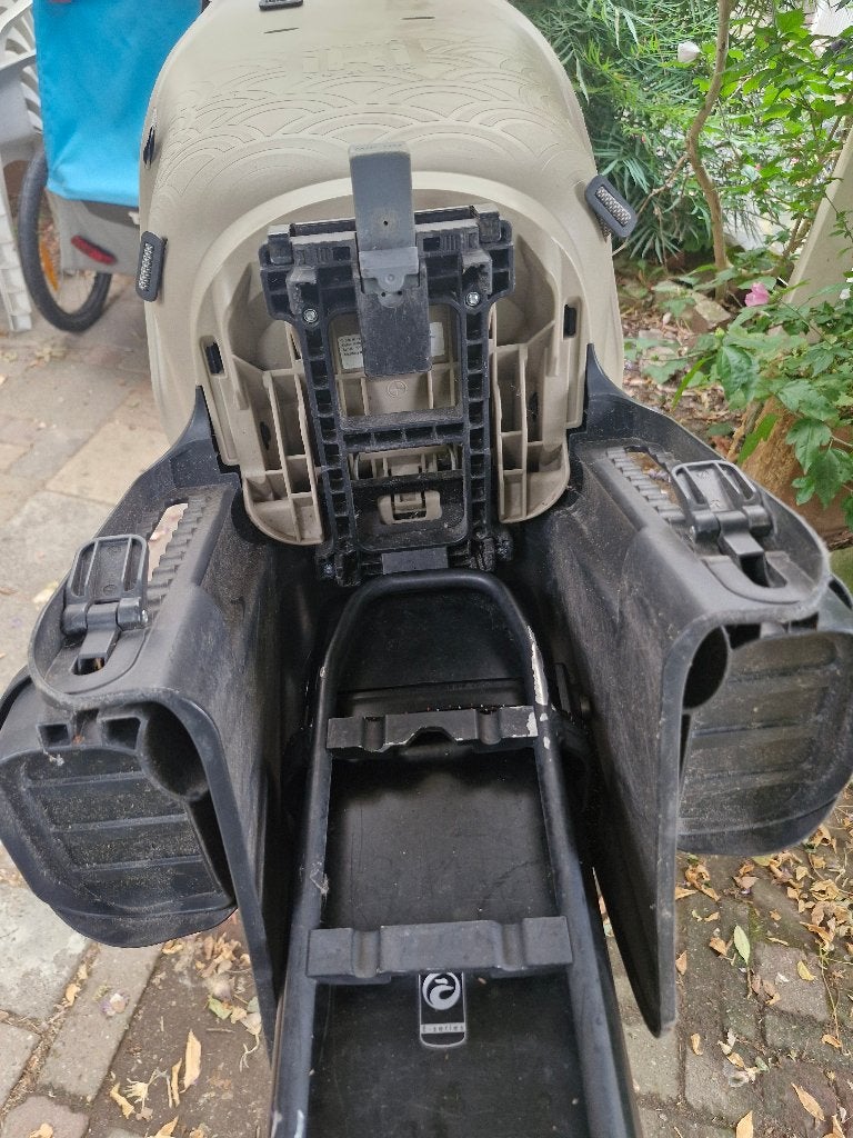 Fiets stoeltje, Ophalen, Gebruikt