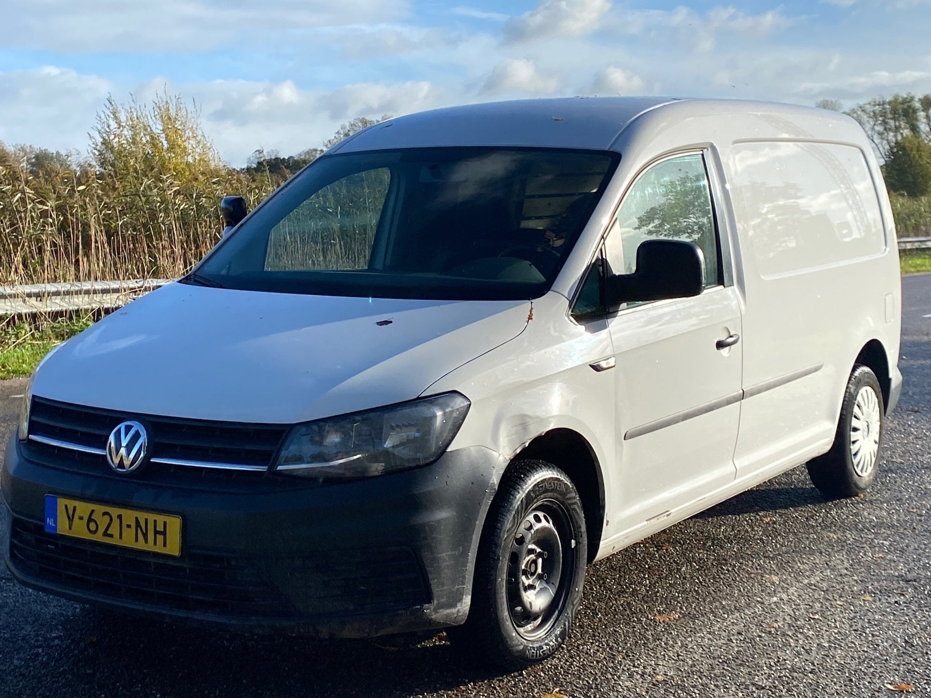 Volkswagen Caddy 2.0 TDI L2H1 BMT Maxi Easyline, Auto's, Bestelauto's, Gebruikt, 4 cilinders, Volkswagen, Wit