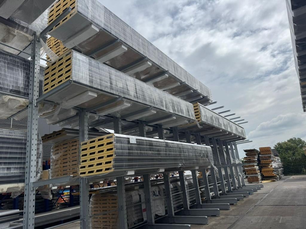 Sandwich dakpanelen 40mm staal/staal | € 22,50 per m2, Doe-het-zelf en Verbouw, Ophalen, Overige materialen, 20 tot 50 mm, Nieuw