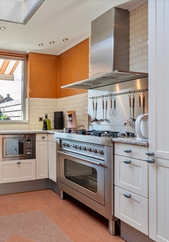 Solitaire gasfornuis met oven - RVS, Ophalen, Gebruikt, 60 cm of meer, Gas