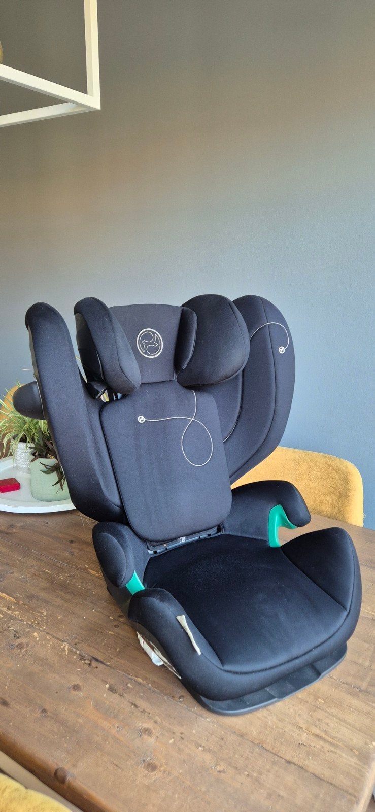 Cybex Solution G i-Fix autostoel - Zwart, 15 t/m 36 kg, Verstelbare rugleuning, Zo goed als nieuw, Isofix