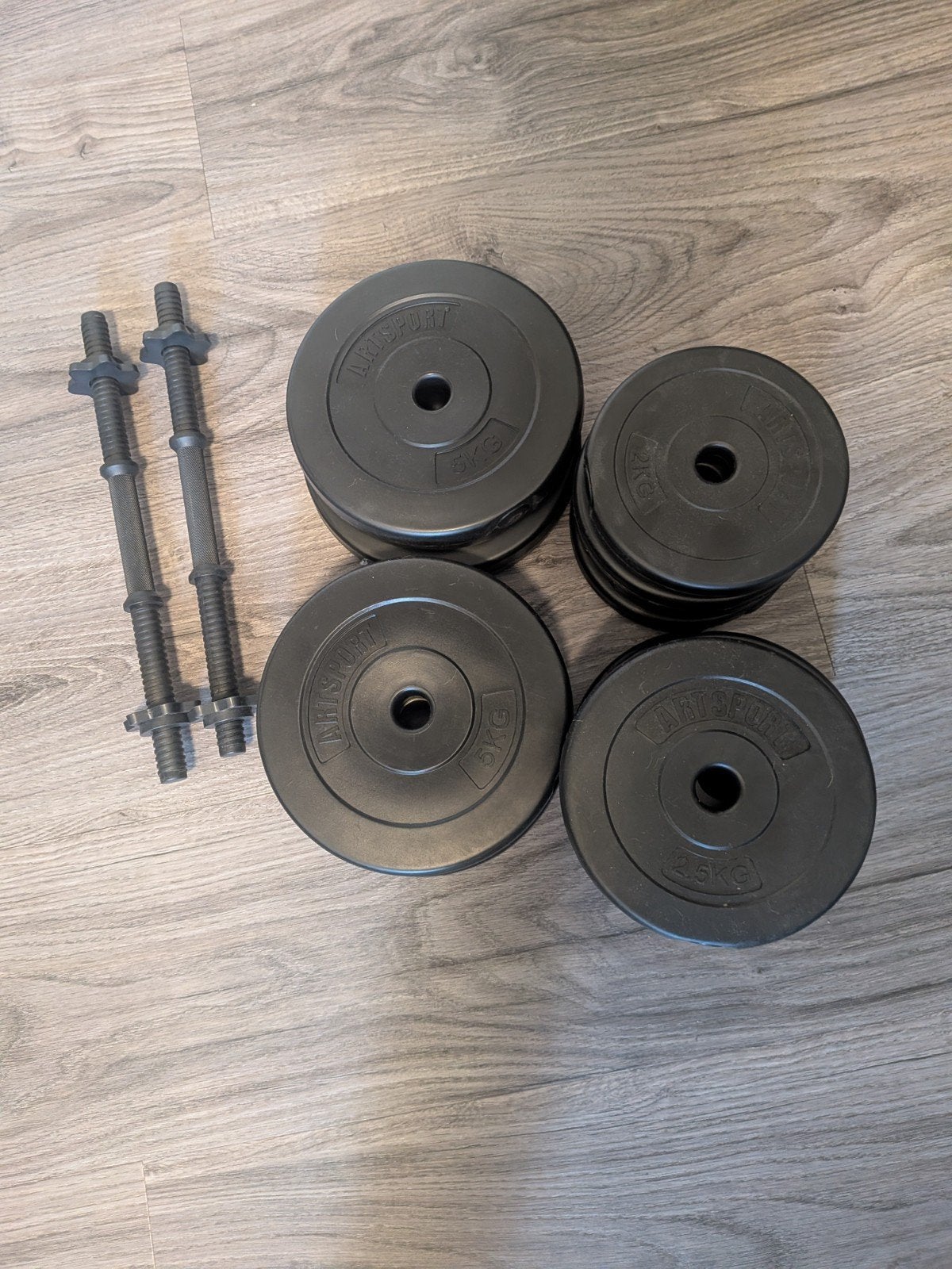 gewichten bumbbel 38 kilo, Ophalen, Zo goed als nieuw, Rug, Dumbbell